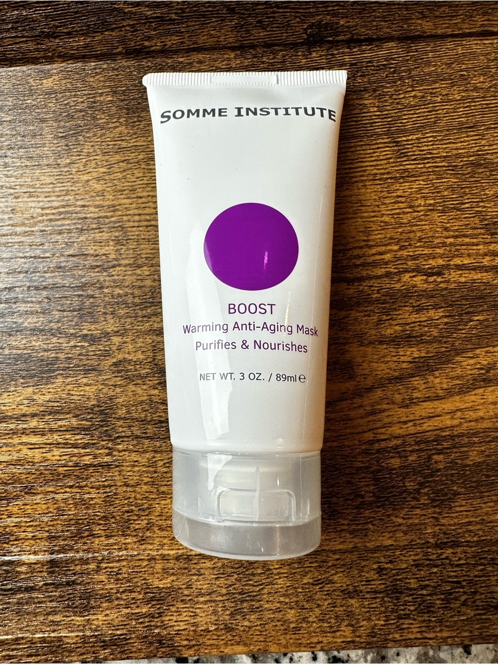 Boost Warming Anti-Aging Mask — White with Purple Accent
